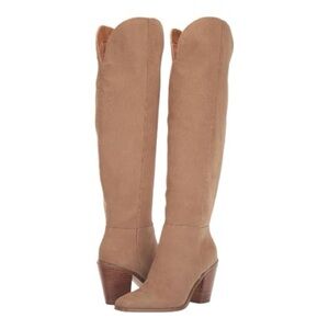 Jessica Simpson Ravyn Sandstone Knee High Boots Size‎ 10 Brand New